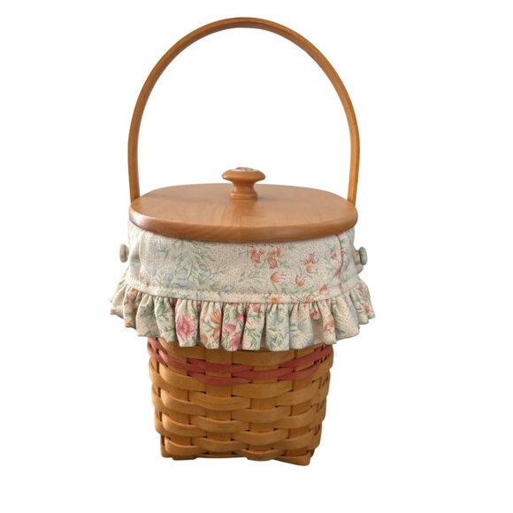 Longaberger Handcrafted Mothers Day Basket with Fabric liner, Insert and Tag - Picture 5 of 16